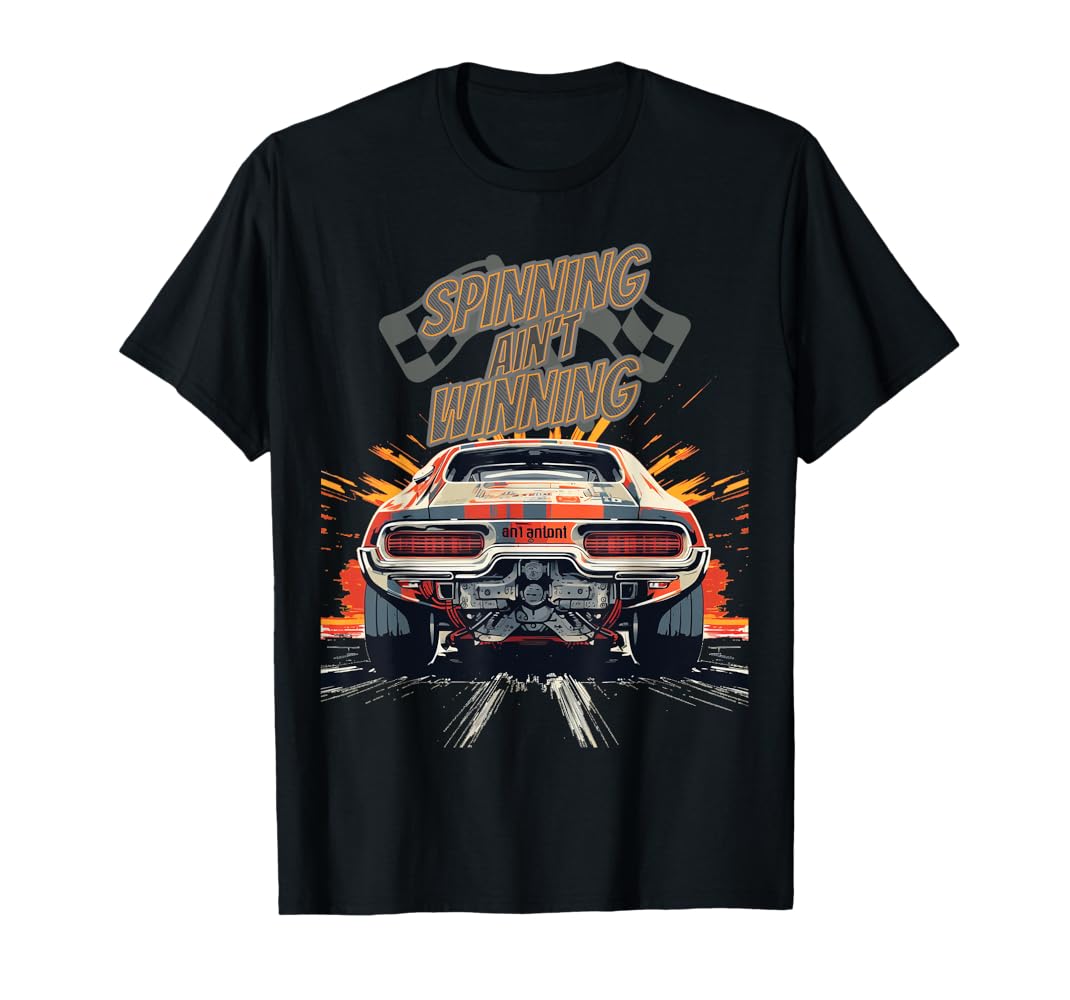 Amazon.com: Drag Racer and Drag Racing Spinning Aint Winning